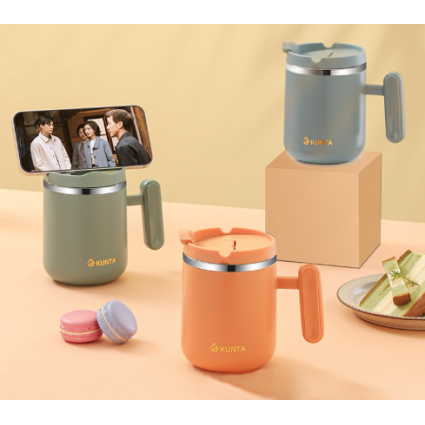 304不鏽鋼帶手柄保溫杯450ml 